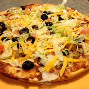 Small Taco Pizza.