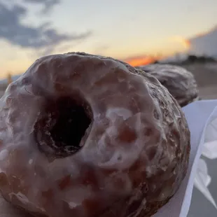 CroDough with a beautiful sunset