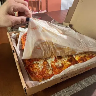 Classic wax paper on this double-decker!