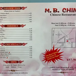 Updated Menu June 2024