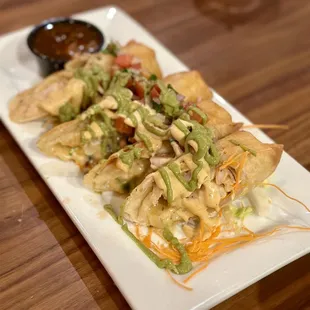 Shrimp and Crab Flauta