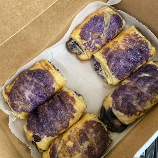 Ube strudel