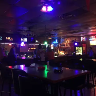 people sitting at the bar