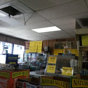 Deli sandwiches. Egg rolls. Breakfast like French Toast Combo, Hamburgers