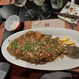 Flounder whole fish