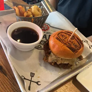 French dip burger