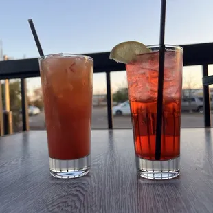 International (Left) &amp; Mercedes (Right)