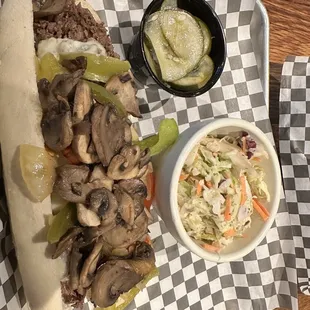 Philly cheesesteak. It's fine, just fine.