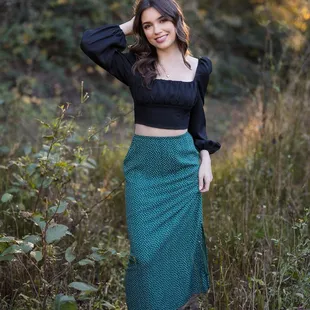 Oakmont High School Senior Portraits in the Fall