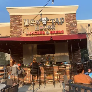 Enjoying some patio dining while the weather is still warm!