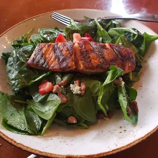 Salmon Spinach Salad