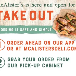 Hi friends! We&apos;re still here for you. Place your order ahead of time online and grab it from our pick-up cabinet.