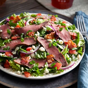 a plate of salad