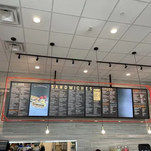 Menu board