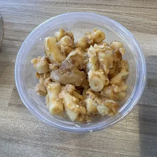 This Mac &amp; Cheese was burnt and crusty.