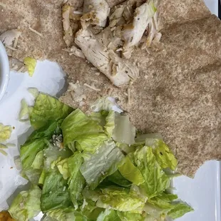 That&apos;s all the meat that was in the wrap.