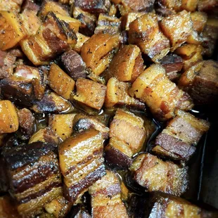 House smoked bacon burnt ends