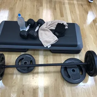 Same work out (almost) different gym!