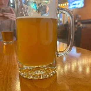 a glass of beer