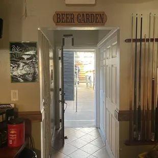 Hallway to Beer Garden