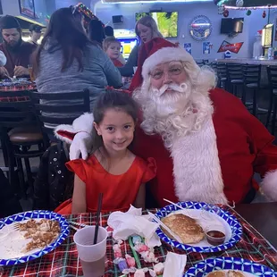 Rayne and Santa