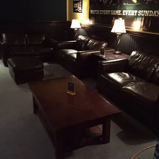 This is our lounge/VIP area