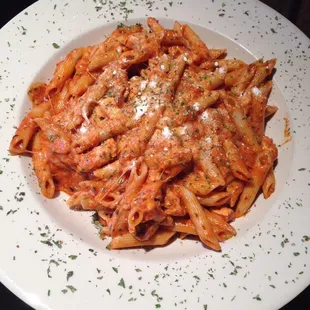 One of our weekend specials, Baked chicken Parmesan pasta