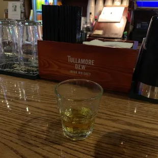 "Paddy" Irish whiskey. It's very good btw