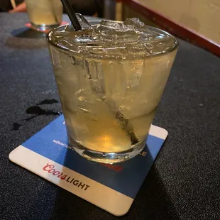 Ginger beer and whiskey