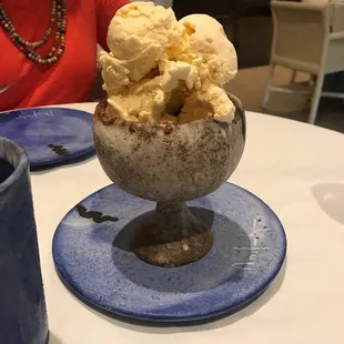 Chocolate Cobbler with ice cream!!