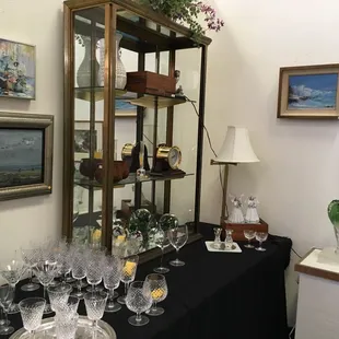 Sterling, crystal, oil paintings milo, Lia, Venetian glass, jewelry , etchings , furniture available at auction 12/9/2017