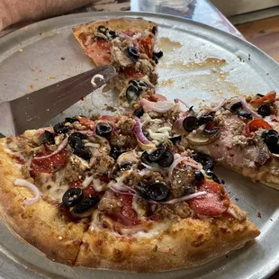 Combination pizza