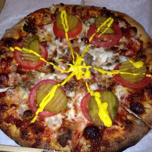 Cheeseburger Pizza