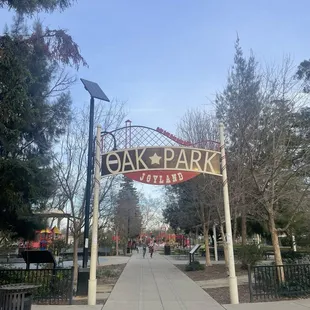 Playground entrance