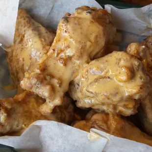 Really tasty buffalo ranch wings! Check out my review of them: http://deludedrambling.com/2015/08/wing-night-at-iron-creek-bar-and-grille/