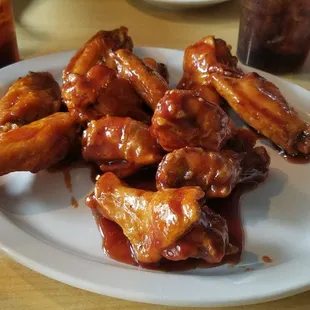 Honey BBQ wings