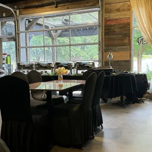 Buffet area