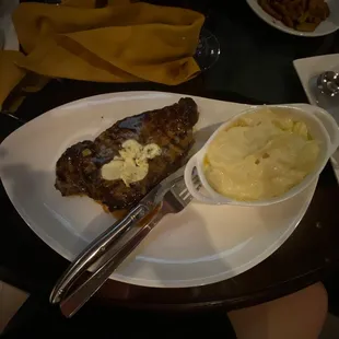 Steak and Mashed Potatoes