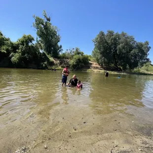 The water is clean n clear.