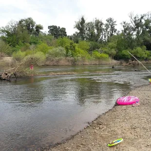 Great place w a nice river. Cold water but great