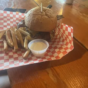 My friends burger