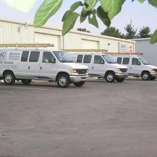 Fully stocked vans ready for fast, reliable service