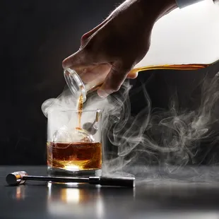 Handcrafted Cocktails made tableside - Aromatized and Smoked!