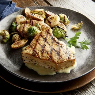 Grilled Swordfish flown in fresh daily from the Honolulu Fish Auction