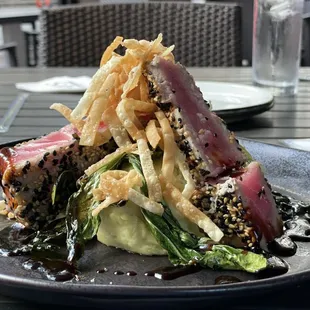 Seared Ahi Tuna Entree