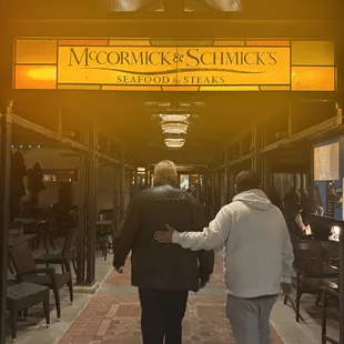 The grand entrance!