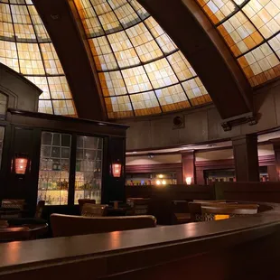 the interior of the restaurant