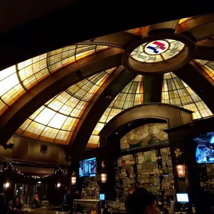 The beautiful bar under the dome.