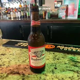 They got Budweiser so I got that going for me!