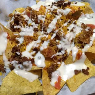 The Tuesday nachos special - $5.